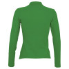 Рубашка поло женская с длинным рукавом Podium ярко-зеленая, арт. 11317272S фото 2 — Бизнес Презент