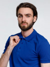 Рубашка поло мужская Adam, ярко-синяя, арт. 16274.441 фото 8 — Бизнес Презент