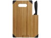 Разделочная доска с ножом Bamboo, коричневый/черный, арт. 11293600 фото 4 — Бизнес Презент