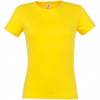 Футболка женская Miss 150, желтая, арт. 2662.801 фото 1 — Бизнес Презент