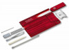 Набор инструментов SwissCard Quattro, красный, арт. 7704.55 фото 2 — Бизнес Презент