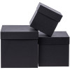 Коробка Cube, M, черная, арт. 14095.30 фото 4 — Бизнес Презент