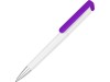 Ручка-подставка Кипер, белый/фиолетовый, арт. 15120.14 фото 1 — Бизнес Презент