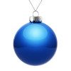Елочный шар Finery Gloss, 10 см, глянцевый синий, арт. 17664.40 фото 1 — Бизнес Презент