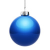 Елочный шар Finery Gloss, 10 см, глянцевый синий, арт. 17664.40 фото 2 — Бизнес Презент