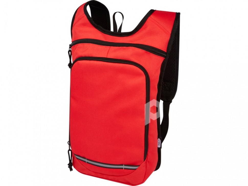 Рюкзак для прогулок Trails объемом 6,5 л, изготовленный из переработанного ПЭТ по стандарту GRS, красный, арт. 12065821 фото 1 — Бизнес Презент