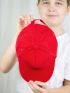 Бейсболка детская Unit Kids, красная, арт. 6022.50 фото 5 — Бизнес Презент