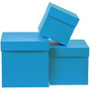 Коробка Cube, M, голубая, арт. 14095.44 фото 5 — Бизнес Презент