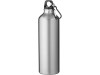 Бутылка для воды с карабином Oregon, объемом 770 мл, серебристый, арт. 10073981 фото 1 — Бизнес Презент