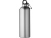 Бутылка для воды с карабином Oregon, объемом 770 мл, серебристый, арт. 10073981 фото 2 — Бизнес Презент