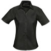 Рубашка женская с коротким рукавом Elite, черная, арт. 16030312XS фото 1 — Бизнес Презент