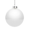 Елочный шар Finery Gloss, 10 см, глянцевый белый, арт. 17664.60 фото 2 — Бизнес Презент