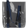 Шоппер Clear Fest, прозрачный серый с синими ручками, арт. 15365.41 фото 2 — Бизнес Презент