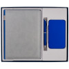 Коробка Overlap под ежедневник, аккумулятор и ручку, синяя, арт. 14009.40 фото 3 — Бизнес Презент