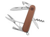 Нож перочинный Stinger, 90 мм, 11 функций, материал рукояти: древесина сапеле, арт. 441138 фото 1 — Бизнес Презент