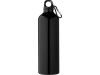 Бутылка для воды с карабином Oregon, объемом 770 мл, сплошной черный, арт. 10073990 фото 2 — Бизнес Презент
