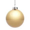 Елочный шар Finery Gloss, 10 см, глянцевый золотистый, арт. 17664.00 фото 2 — Бизнес Презент