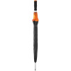 Зонт-трость Highlight, черный с оранжевым, арт. 13037.32 фото 3 — Бизнес Презент