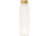 Стеклянная бутылка с бамбуковой крышкой Foggy, 600мл, белый (Р), арт. 828706p фото 3 — Бизнес Презент