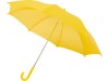 Детский 17-дюймовый ветрозащитный зонт Nina, желтый, арт. 10940507 фото 1 — Бизнес Презент