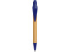Ручка шариковая Листок, бамбук/синий, арт. 18480.02 фото 2 — Бизнес Презент
