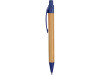 Ручка шариковая Листок, бамбук/синий, арт. 18480.02 фото 3 — Бизнес Презент