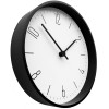 Часы настенные Lander, белые с черным, арт. 17120.63 фото 2 — Бизнес Презент