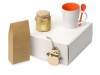 Подарочный набор с чаем, кружкой, медом и новогодней подвеской Чайная церемония, оранжевый, арт. 700353NY.13 фото 1 — Бизнес Презент