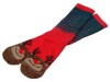 Набор носков с рождественской символикой в мешке мужские, 2 пары, красный, арт. 869101 фото 4 — Бизнес Презент