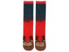 Набор носков с рождественской символикой в мешке мужские, 2 пары, красный, арт. 869101 фото 7 — Бизнес Презент