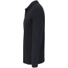 Рубашка поло унисекс с длинным рукавом Planet LSL, черная, арт. 04241312S фото 2 — Бизнес Презент