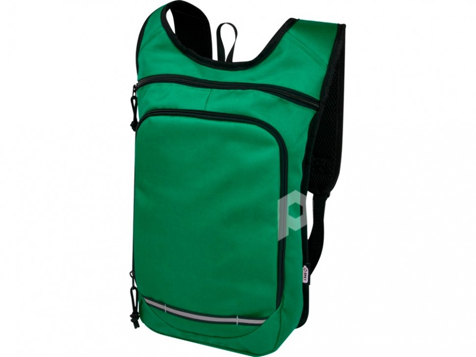 Рюкзак для прогулок Trails объемом 6,5 л, изготовленный из переработанного ПЭТ по стандарту GRS, зеленый, арт. 12065861 фото 1 — Бизнес Презент
