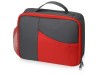 Изотермическая сумка-холодильник Breeze для ланч-бокса, серый/красный, арт. 935941 фото 1 — Бизнес Презент