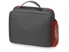 Изотермическая сумка-холодильник Breeze для ланч-бокса, серый/красный, арт. 935941 фото 3 — Бизнес Презент