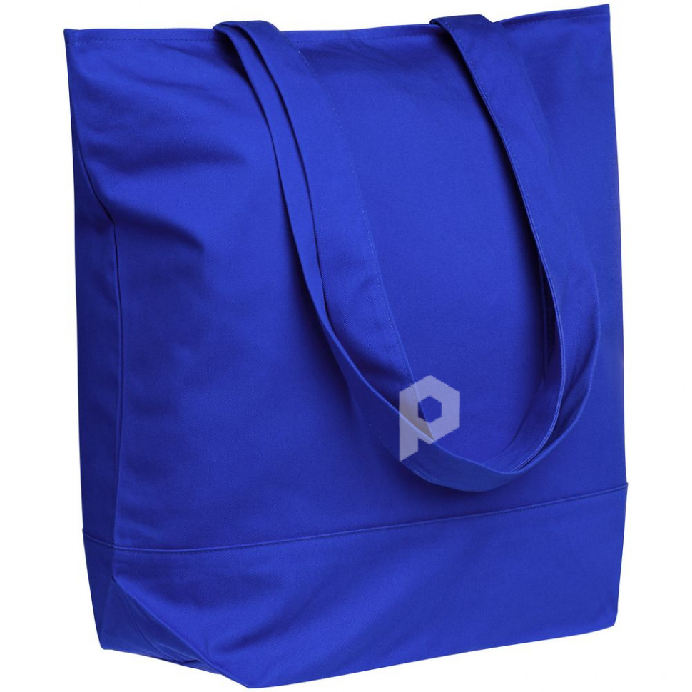 Сумка для покупок на молнии Shopaholic Zip, синяя, арт. 11683.40 фото 1 — Бизнес Презент