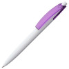 Ручка шариковая Bento, белая с фиолетовым, арт. 4708.67 фото 1 — Бизнес Презент