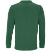 Рубашка поло унисекс с длинным рукавом Planet LSL, темно-зеленая, арт. 04241264S фото 3 — Бизнес Презент