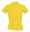 Рубашка поло женская People 210, желтая, арт. 1895.801 фото 2 — Бизнес Презент