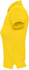 Рубашка поло женская People 210, желтая, арт. 1895.801 фото 3 — Бизнес Презент
