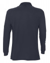 Рубашка поло мужская с длинным рукавом Star 170, темно-синяя, арт. 5420.401 фото 2 — Бизнес Презент