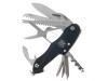 Нож перочинный Stinger, 96 мм, 15 функций, материал рукояти: алюминий (черный), арт. 441228 фото 1 — Бизнес Презент