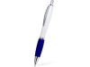 Ручка пластиковая шариковая CARREL с антибактериальным покрытием, белый/королевский синий, арт. HW8039S105 фото 1 — Бизнес Презент
