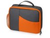 Изотермическая сумка-холодильник Breeze для ланч-бокса, серый/оранжевый, арт. 935978 фото 1 — Бизнес Презент