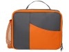Изотермическая сумка-холодильник Breeze для ланч-бокса, серый/оранжевый, арт. 935978 фото 4 — Бизнес Презент