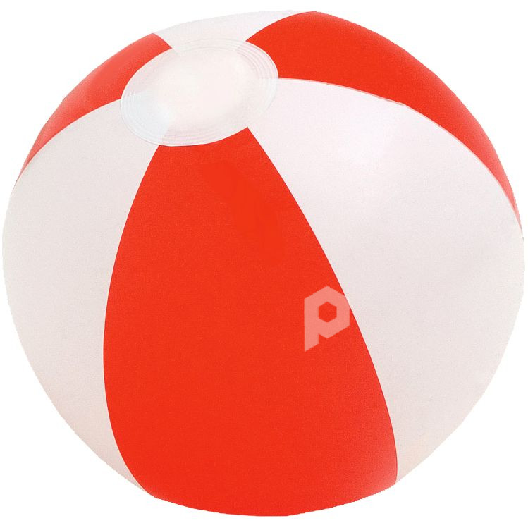 Надувной пляжный мяч Cruise, красный с белым, арт. 13441.50 фото 1 — Бизнес Презент