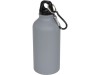 Матовая спортивная бутылка Oregon с карабином и объемом 400 мл, серый, арт. 10055902 фото 1 — Бизнес Презент