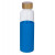 Бутылка для воды стеклянная Refine, в чехле, 550 мл, голубой