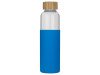 Бутылка для воды стеклянная Refine, в чехле, 550 мл, голубой, арт. 887302 фото 3 — Бизнес Презент