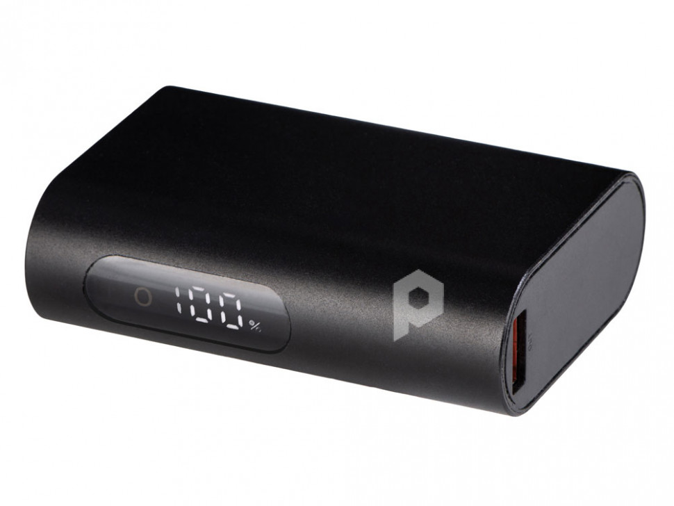 Внешний аккумулятор с QC/PD Qwik, 10000 mah, черный, арт. 590972 фото 1 — Бизнес Презент