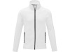 Мужская флисовая куртка Zelus, белый, арт. 3947401XS фото 2 — Бизнес Презент